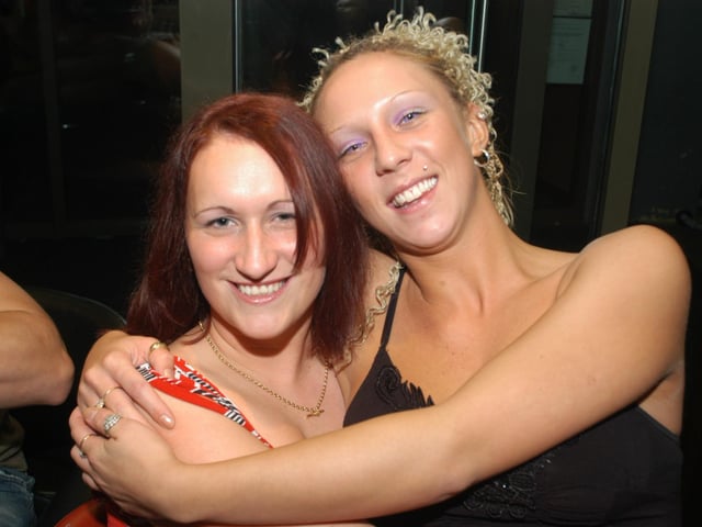 A night out at Edwards bar in Peterborough city centre in 2004