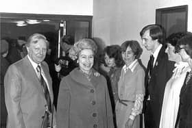 Her Majesty opening The Cresset in 1978. Did you see her?