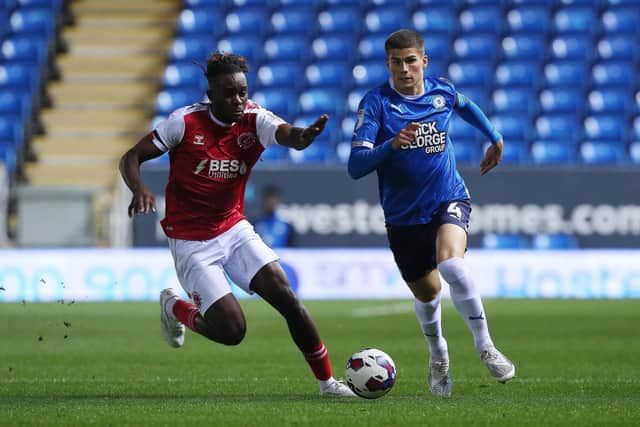 Ronnie Edwards will have to work his way back into the Peterborough United starting line-up. Photo: Joe Dent.
