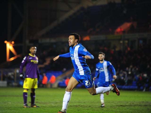 v Notts County, home, 21/1/14, 4-3. A former Manchester United striker who only scored seven League One goals for Posh. Jack Grealish scored for Notts County in this game.