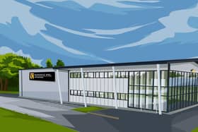 This image shows how Radical Motorsports' new HQ at Donington Park will appear.