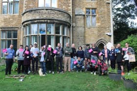 LPP staff and volunteers outside The Garden House.
