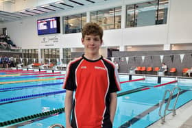 Jacob Briers at the Long Course Youth Championships in Derby.