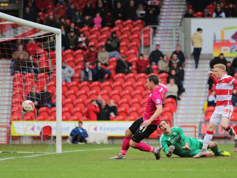 MISS! Signed from Nuneaton for an undisclosed fee, 2016. One of manager Westley's many weird signings. A forward who was way below the required standard. Appearances 10, goals 2. Now at Welsh Premier League club Newtown FC.