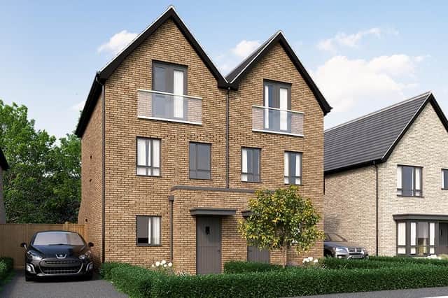 What the new homes will look like at Fletton Folly once completed.