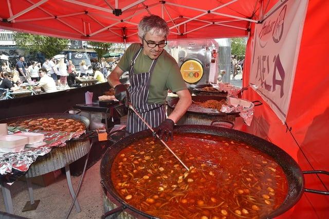Returning on May 10 and 11, the Charters International Food and Drink Festival with Paella by Azahar Spanish Food