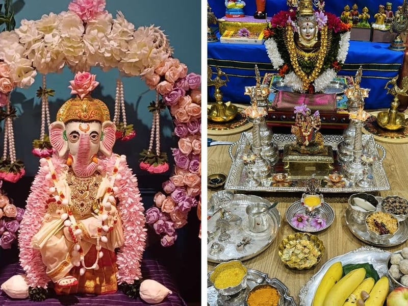 The Golu festival celebrates the triumph of good over evil