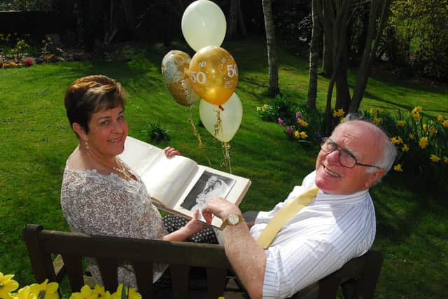 Golden wedding Anniversary for Pauline and Ben Iredale, pictured at their Newborough home