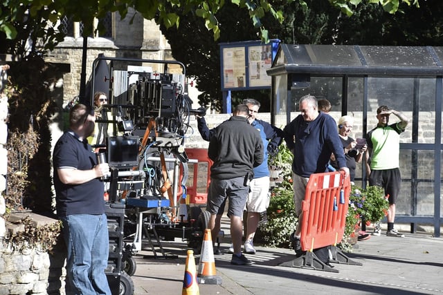 Filming has been taking place following the death of The Queen