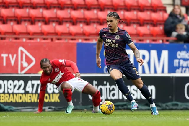 Jadel Katongo of Peterborough United in action against Charlton Athletic. Photo: Joe Dent.