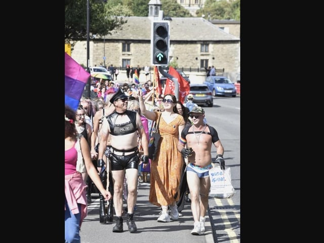 A parade was first held through the city centre.