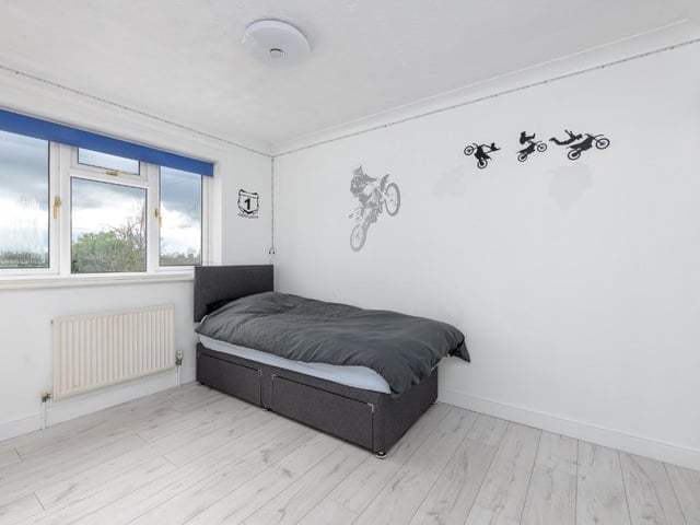 One of the bedrooms