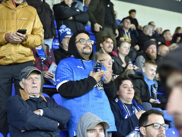 Posh v Wycombe fans pics