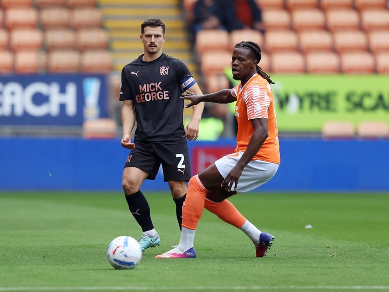 I trust the right-back was withdrawn 15 minutes from the end at Blackpool as a precaution as his bite and toughness will be needed against physical opponents.