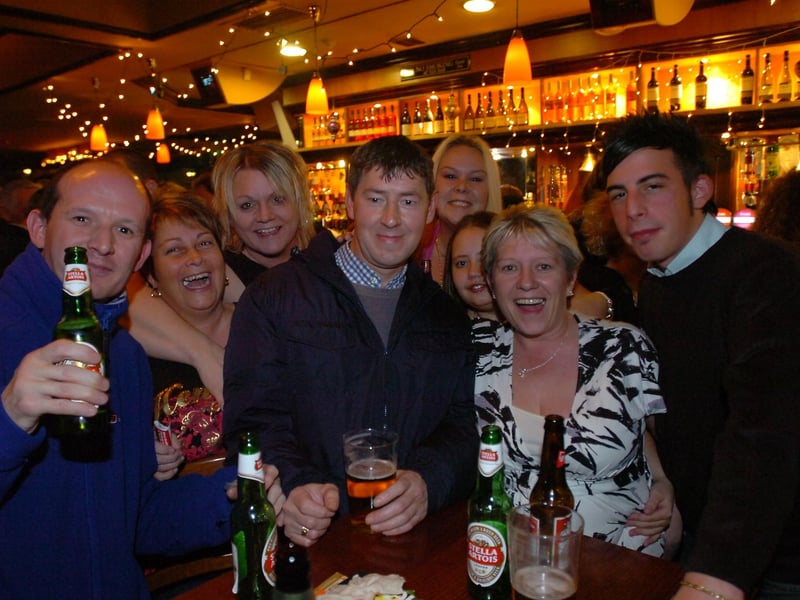 Christmas drinks in December 2007 at The College Arms in Peterborough