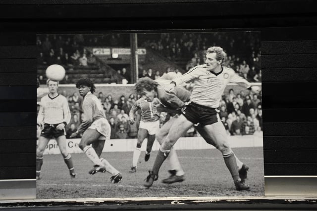 Posh recorded their biggest Football League win over Cobblers in a 1984 Division Four game at London Road. Alan Waddle (2, pictured), Errington Kelly (2), Jimmy Holmes and Paddy Rayment scored the goals in a 6-0 hammering.