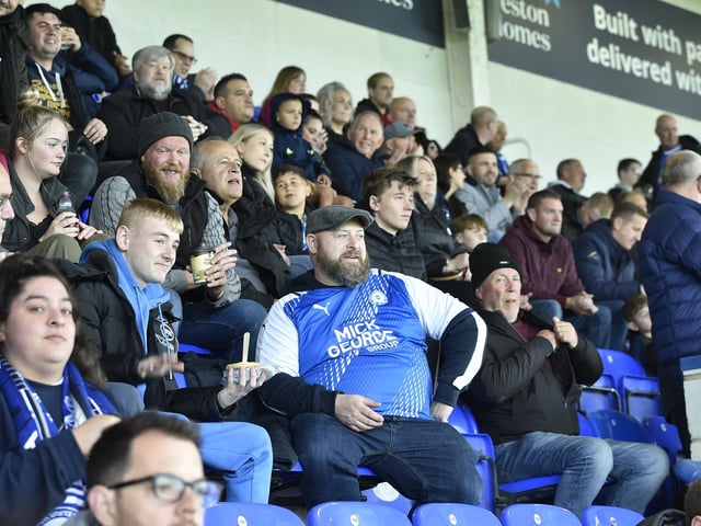 Posh v Wycombe fans pics