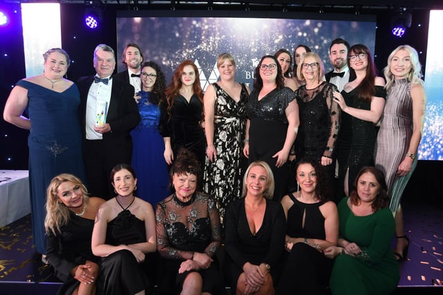 The Customer Service Award winners Vero HR at the Peterborough Telegraph Business Excellence Awards 2023