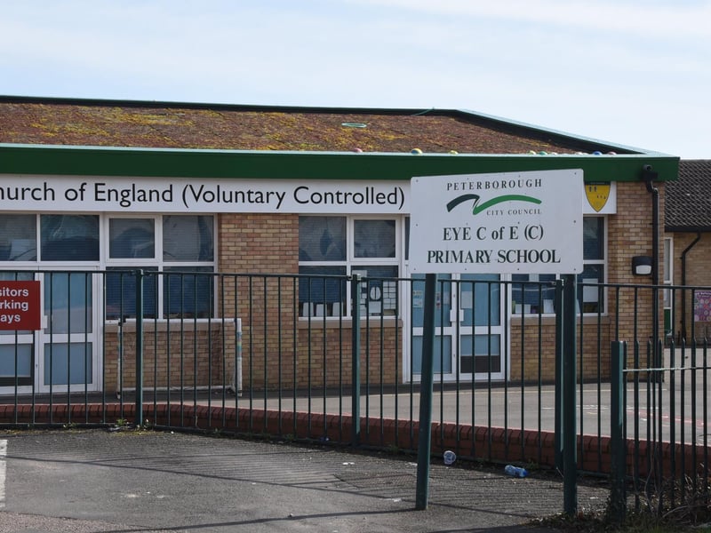 Eye C of E Primary School had a rating of 105