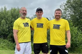 Some of the charity's staff who have already signed up, pictured training at the Ferry Meadows’ 5km Park Run.