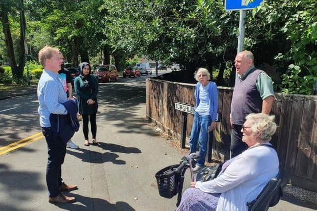 Peterborough MP Paul Bristow met with residents last week