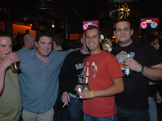 A night out in Edwards in Peterborough , 2005