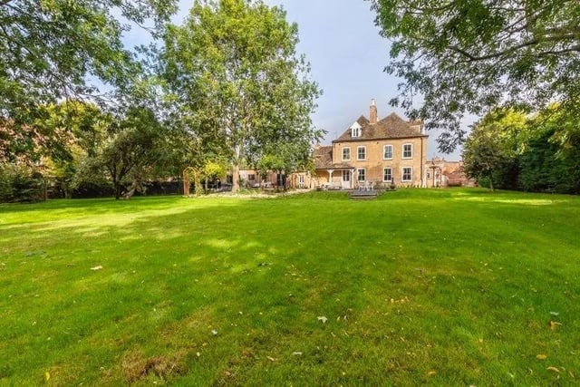 The property offers six bedrooms and seven reception rooms
