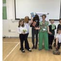 Louie Stowell author and illustrator visits Ravensthorpe Primary School