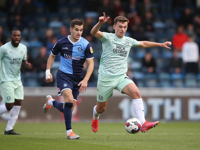Change 4. At home, with three centre-backs on the pitch, the ability of Burrows going forward trumps the better defensive skills of Dan Butler.