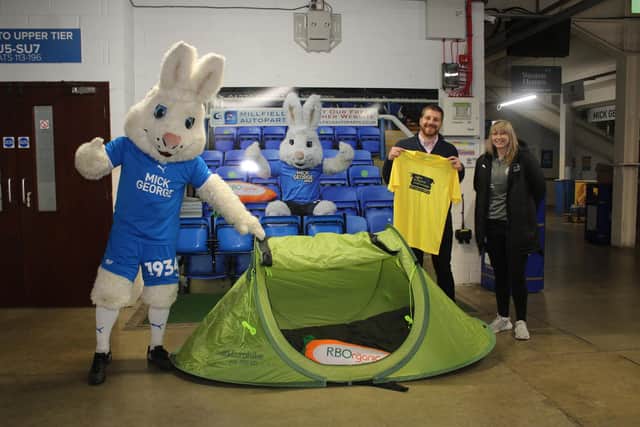 This year's Big Sleep Out - an annual homelessness fundraising event - will be held at Peterborough FC's Weston Homes Stadium on Friday March 8.