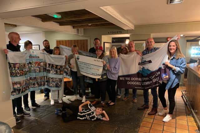 £10,000 was raised by Snowdon trekkers from Peterborough for rescue dogs in Greece.