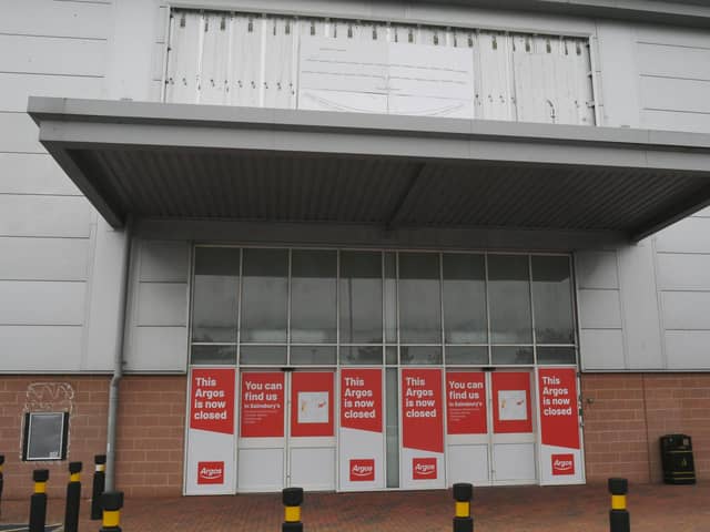 The now closed Argos store at Maskew Avenue, in Peterborough