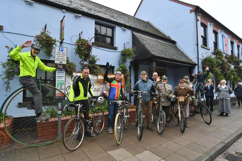 “We were all feeling a bit emotional,” said the Peterborough Vintage Cycle Club's secretary, Jane Denton.