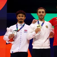 City gymnast claims his second silver medal of the World Championships