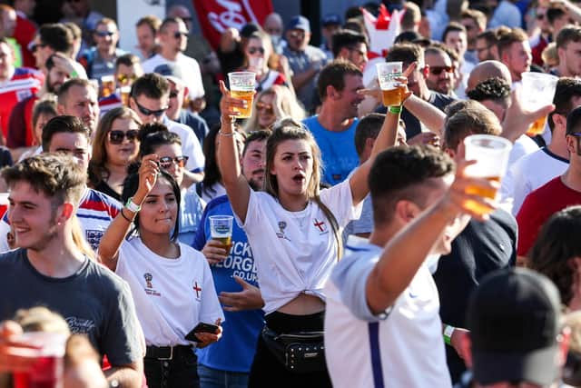 One of the 2018 World Cup street parties