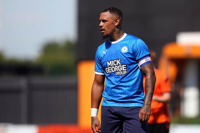 Jonson Clarke-Harris is ready to lead Peterborough United this season. Photo: Joe Dent.