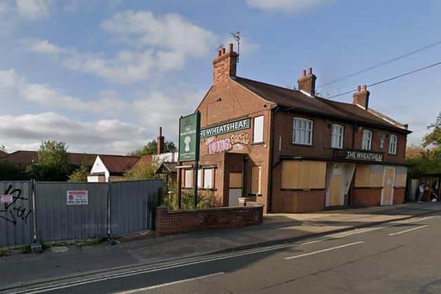 The old Wheatsheaf pub