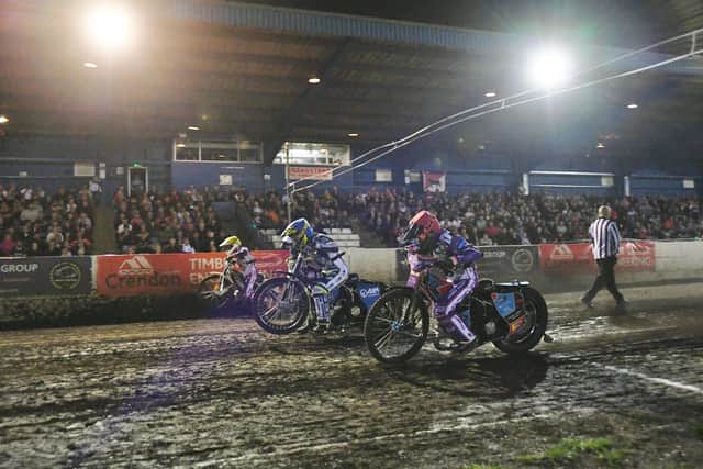 The final farewell Panthers speedway meeting at the Alwalton Track in 2023. Year23 Year23