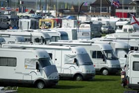 The annual Motorhome Show at the Showground in Peterborough.
