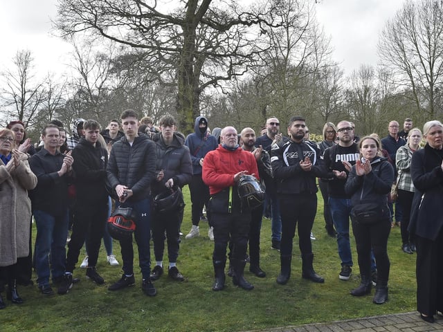 McKenzie Hallam's funeral at Peterborough Crematorium