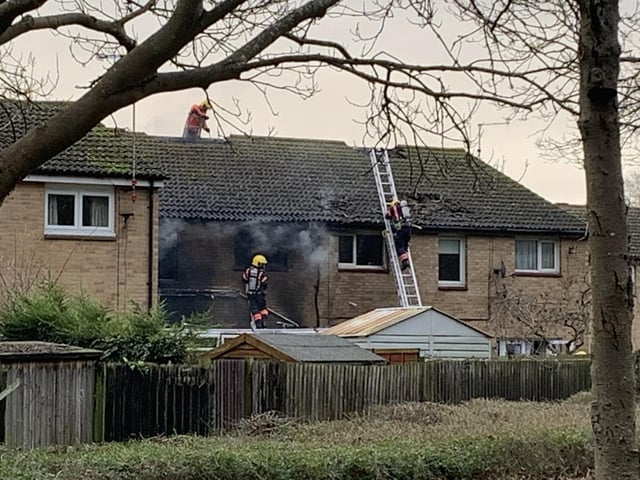 Crews were called at about 1.30pm. Photo: David Lowndes
