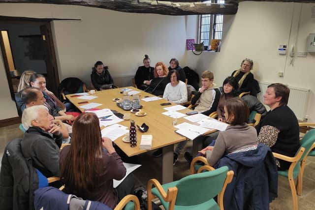A part-time co-ordinator is now being paid for by Peterborough Cathedral to welcome Ukrainian refugees into the city - the group meets up weekly at the cathedral precincts.