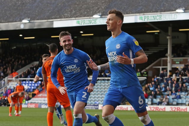 Played 16 games (1 goal) on loan from Brighton between January and May 2019. Steve Evans brought this classy defender to London Road just three weeks before he left the club. He was part of a Posh team that missed out on the League One play-offs on the final day of the season. His progress had been rapid since as White helped Leeds United win promotion from the Championship the following season and then helped Brighton establish themselves in the Premier League and earning himself a £50million move to Arsenal in the process. He's also won his first England senior international caps.