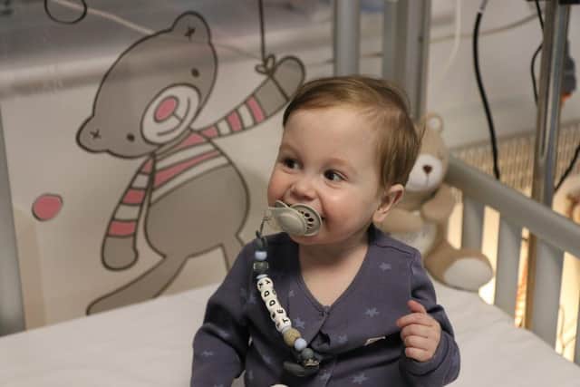 Teddy was able to spend Christmas at home. Picture: King’s College Hospital NHS Foundation Trust