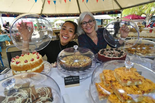 Charters International Food Festival 2022: Sweet treats on offer from Bake-away owner Gabby Cyrus, with Susan Broccoli