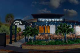The planned new look for The Coopers Arms in South Bretton