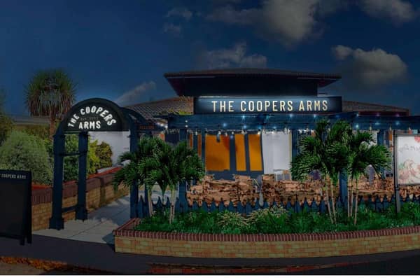 The planned new look for The Coopers Arms in South Bretton