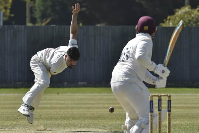 Mohammed Danyaal in action for Peterborough Town.