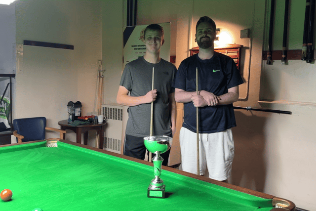 Champion George Pragnell and runner-up Luke Pinches.