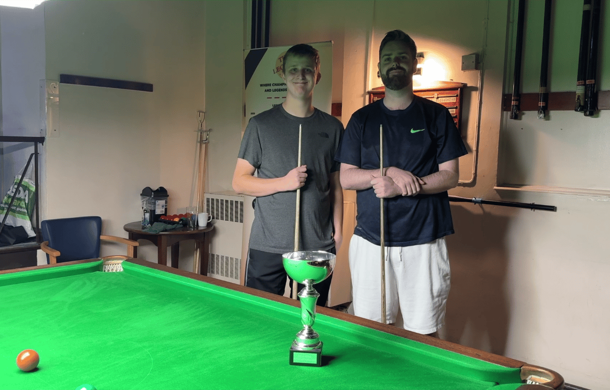 By George! Debutant won the Legends Snooker Tour Players Championship at the Broadway Club